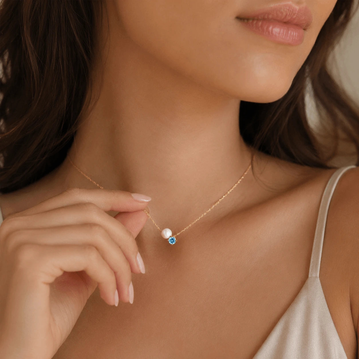 Valoreya Celestia Birthstone Necklace