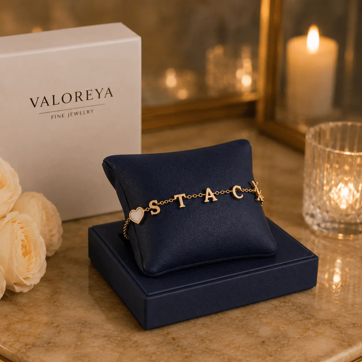 Valoreya Signature Name Bracelet