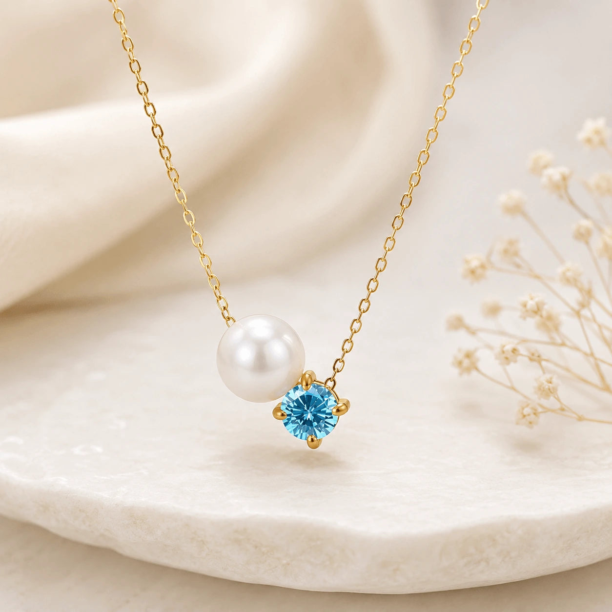 Valoreya Celestia Birthstone Necklace